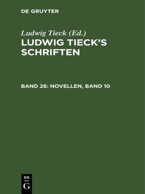 cover image of Novellen, Band 10